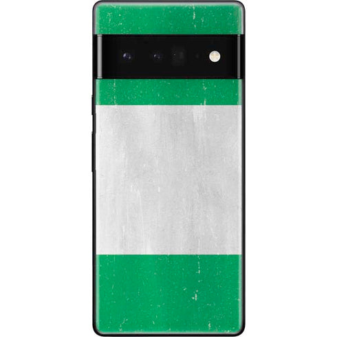 Nigeria Flag Distressed Google Pixel 6 Pro Skin